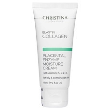 Плацентарний Крем для Жирної Шкіри Placental Enzyme Moisture Cream 60 мл