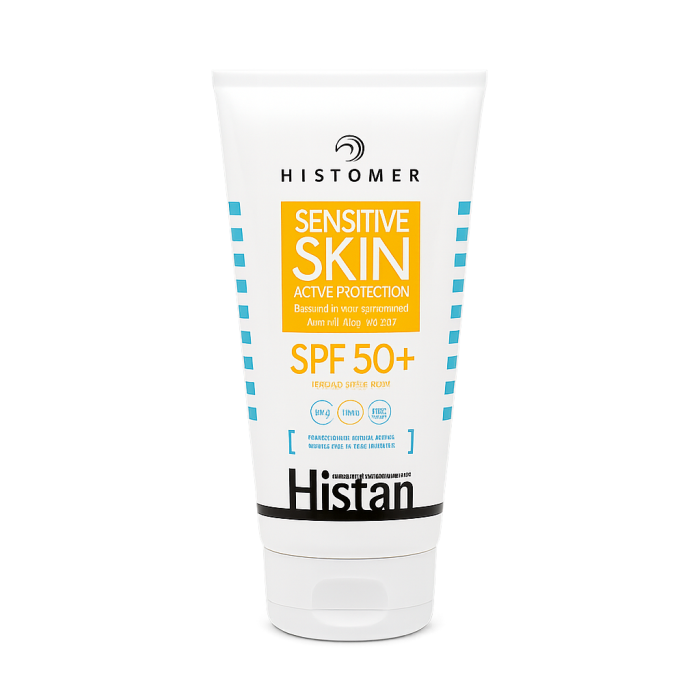 Крем Сонцезахисний для Обличчя та Тіла SPF 50+ Sensitive Skin Active Protection SPF 50+ 50 мл